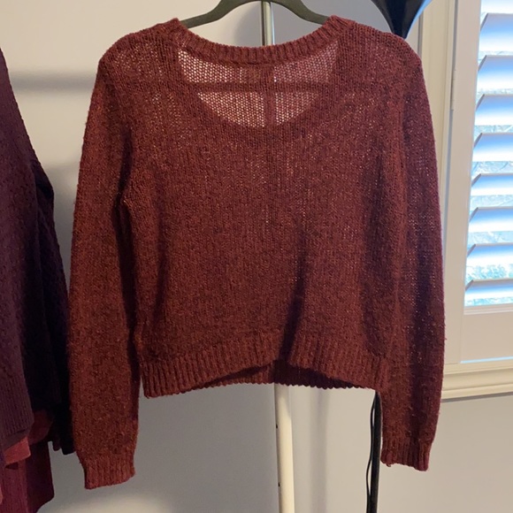 Cropped Knit Sweater - Picture 2 of 2